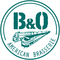 Logo for B & O American Brasserie