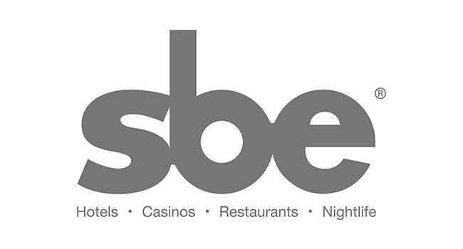 Logo for sbe Lifestyle Hospitality