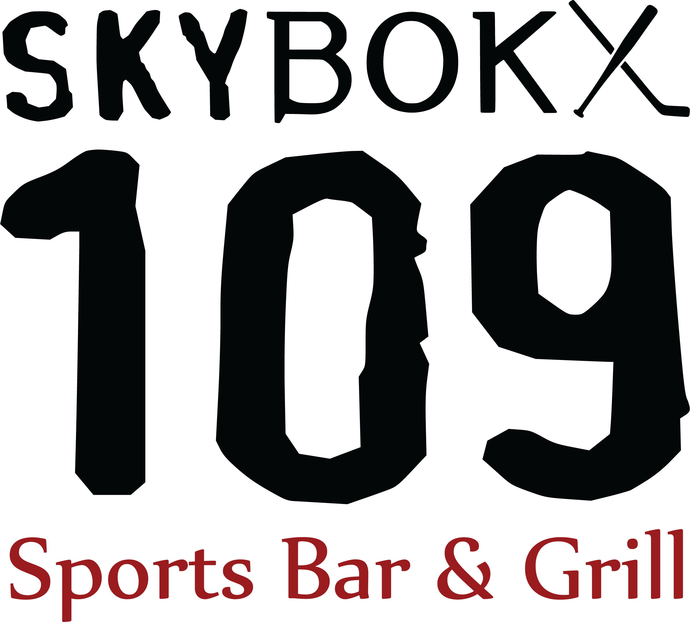 Logo for SKYBOKX 109 Sports Bar & Grill