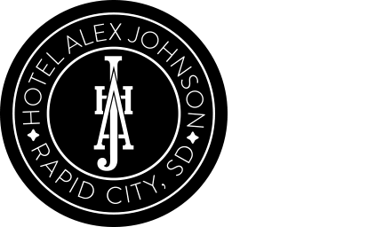 Logo for Hotel Alex Johnson Rapid City, Curio Collection by Hilton