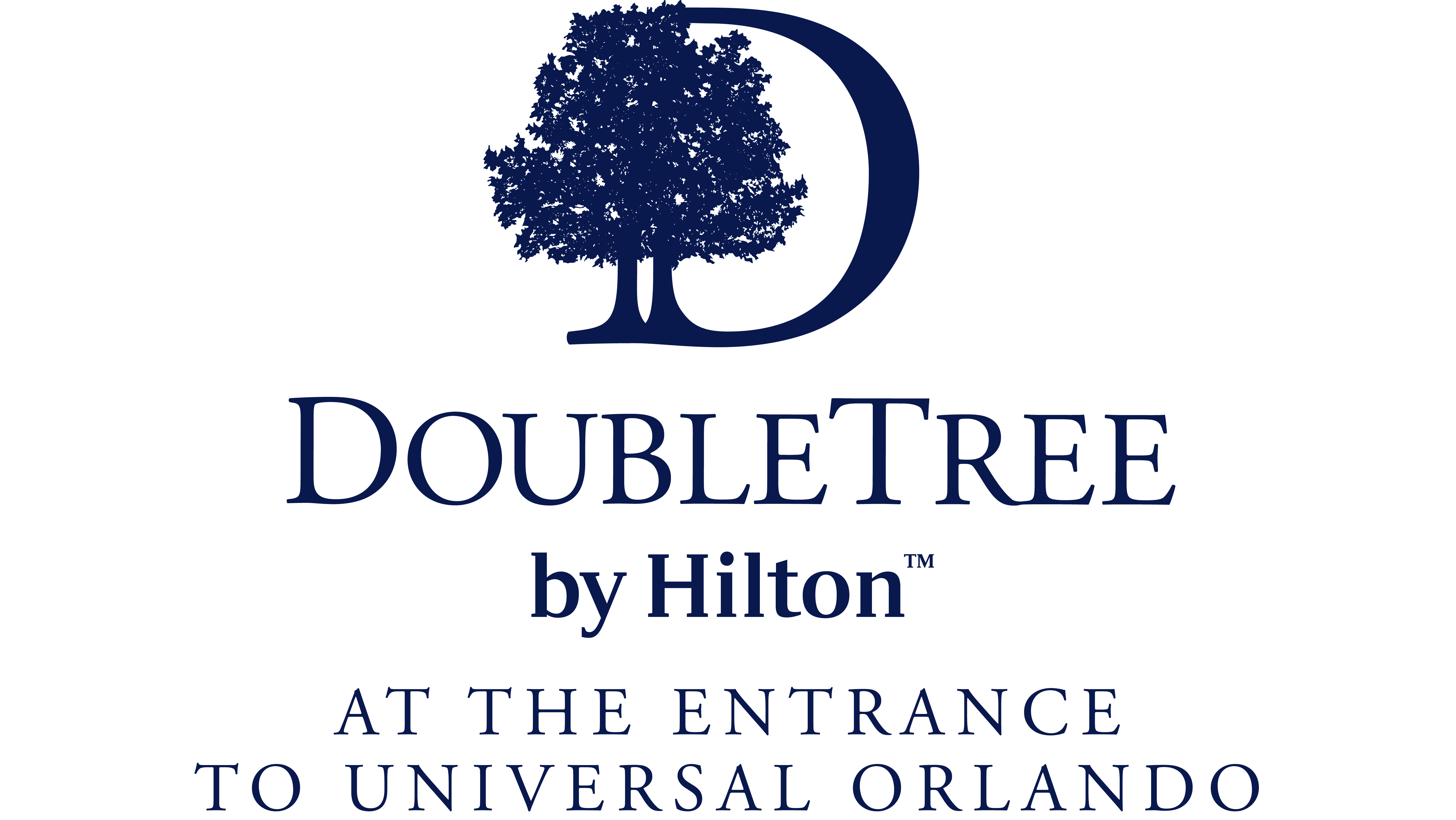 Logo for DoubleTree Resort by Hilton Hotel Entrance to Universal Orlando