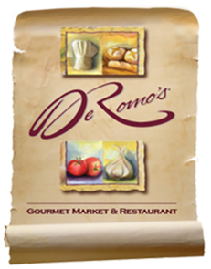 Logo for DeRomo's Gourmet Market & Restaurant