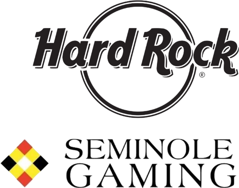 Logo for Hard Rock & Seminole Gaming Casinos
