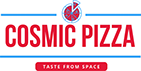 Logo for Cosmic Pizza and Donair