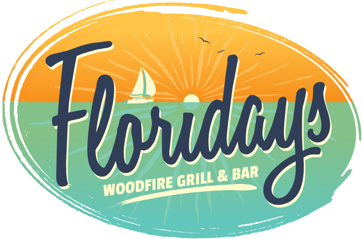 Logo for Floridays Woodfire Bar & Grill