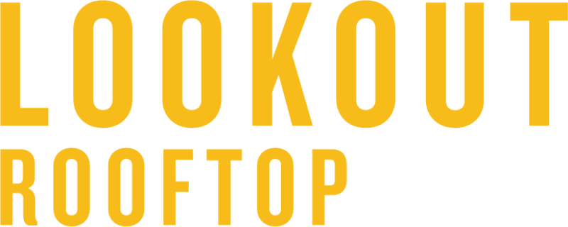 Logo for Lookout Rooftop and Bar at The Envoy