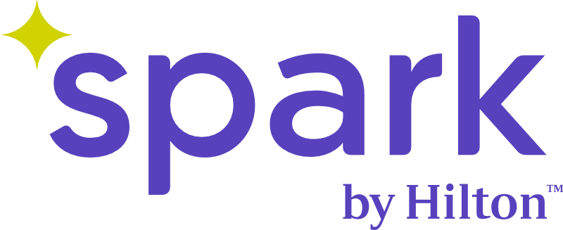 Logo for Spark by Hilton Orlando near SeaWorld