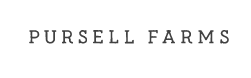 Logo for Pursell Farms.