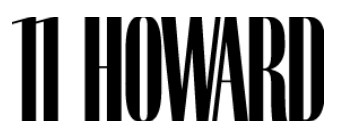 Logo for 11 Howard