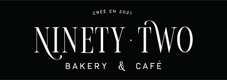 Logo for Ninety-Two Bakery & Cafe