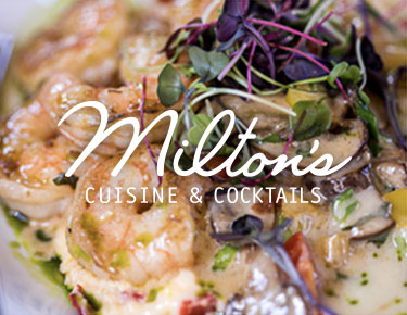 Logo for Milton's Cuisine & Cocktails