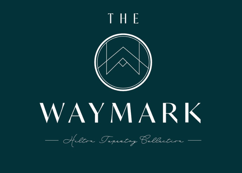 Logo for The Waymark, Tapestry Collection by Hilton