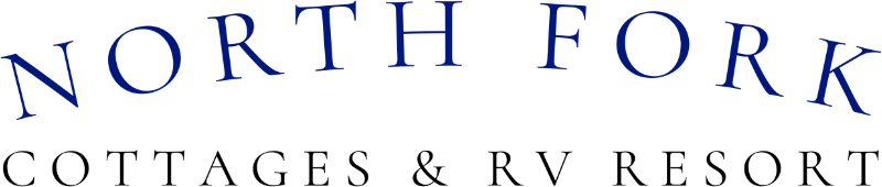 Logo for North Fork Cottages and RV Resort