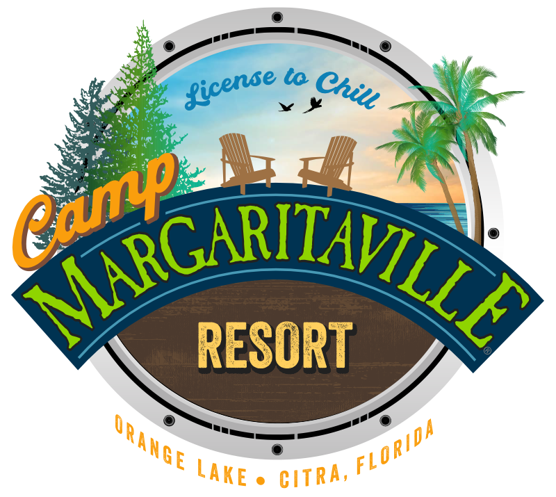 Logo for Camp Margaritaville Resort Orange Lake
