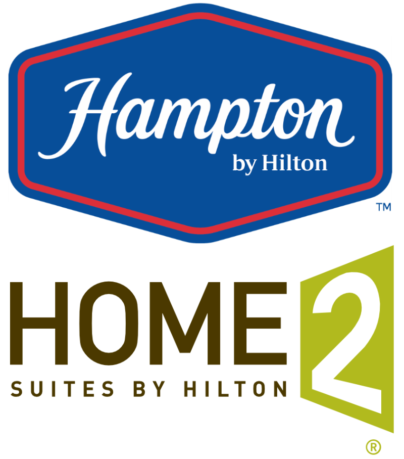 Logo for Hampton Inn and Home2 Suites Ontario