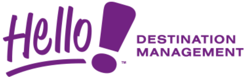 Logo for Hello! Destination Management  Las Vegas