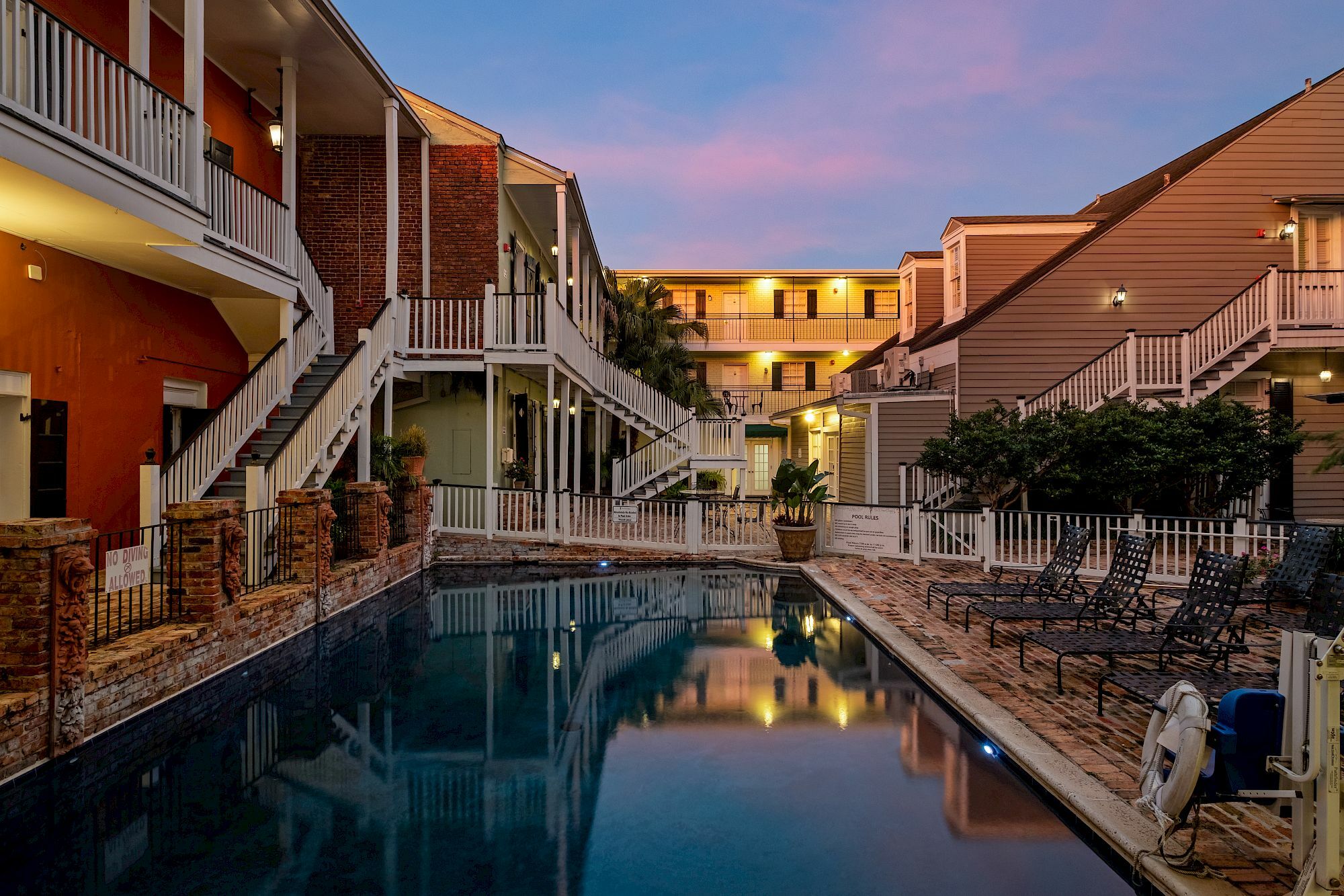 Photo of New Orleans Courtyard by the French Quarter, New Orleans, LA